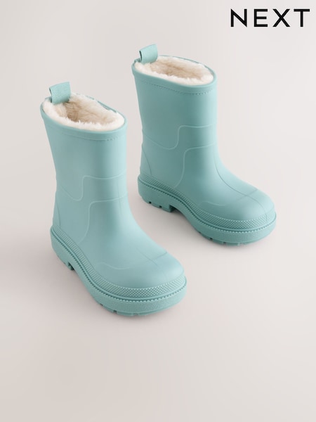 Mineral Green - Warm Lined Wellies