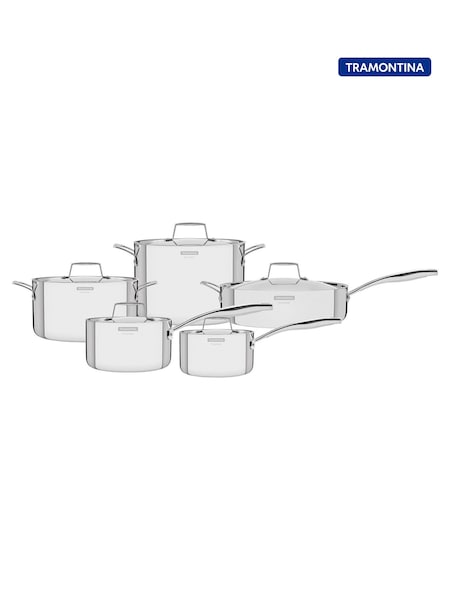 Tramontina 5 Piece Grano 3-ply Stainless Steel Cookware Set