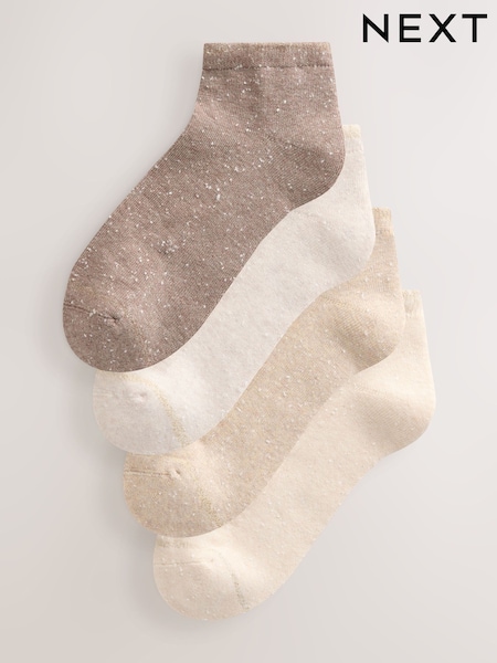 ნეიტრალური - Neppy Cushion Sole Trainer Socks 4 Pack
