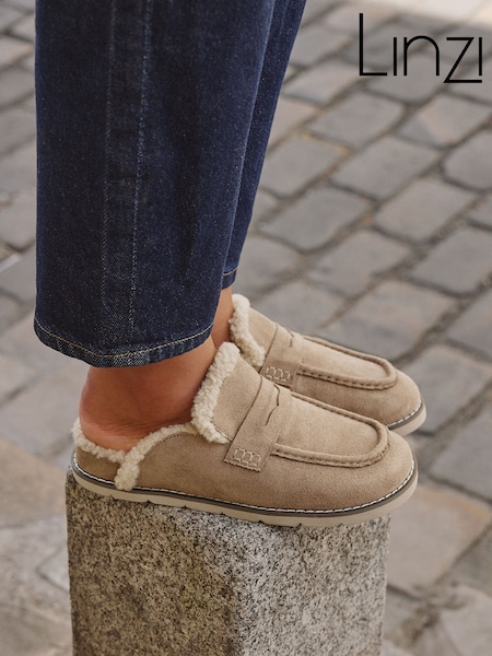 pardo - Linzi Collected Faux Fur Lined Mule Loafers