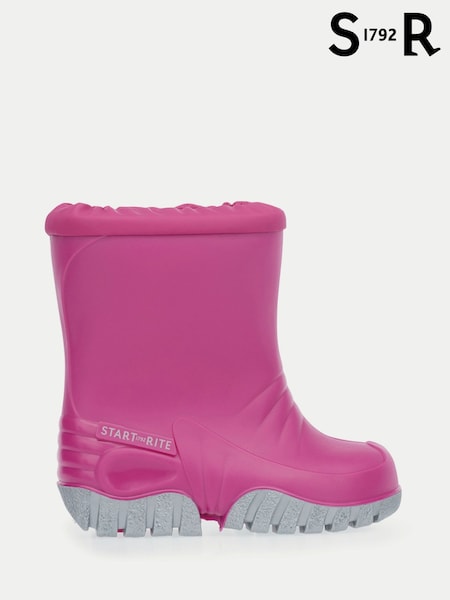 Rozā - Start-rite Baby Mudbuster Rugged Waterproof Toddler Wellies