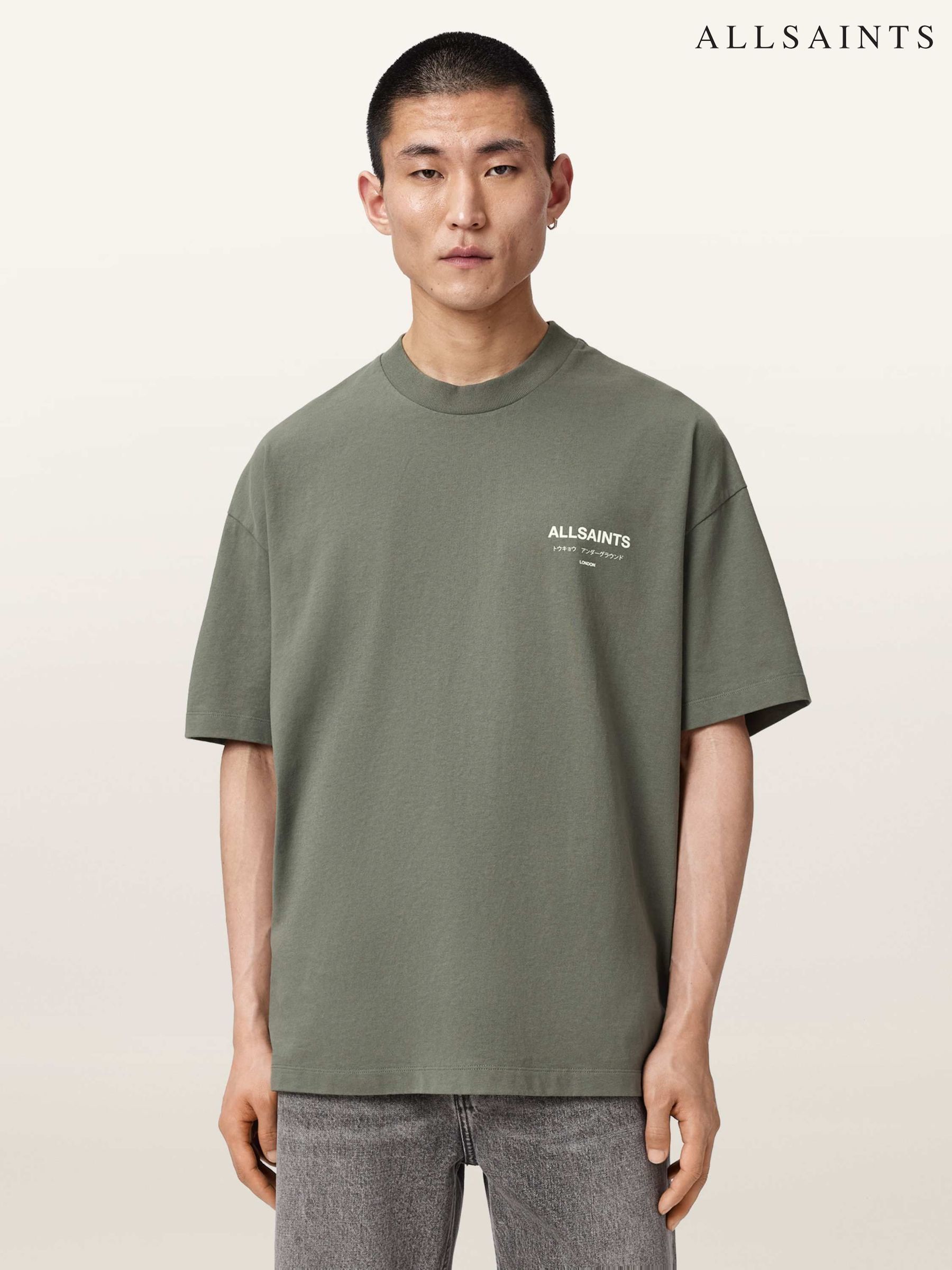 Buy Men's AllSaints Organic Cotton Graphic Online | Next Brazil