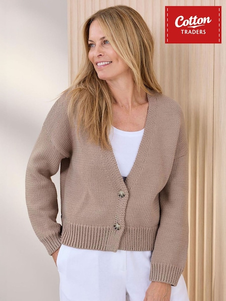 Braun - Cotton Traders Cotton Cardigan