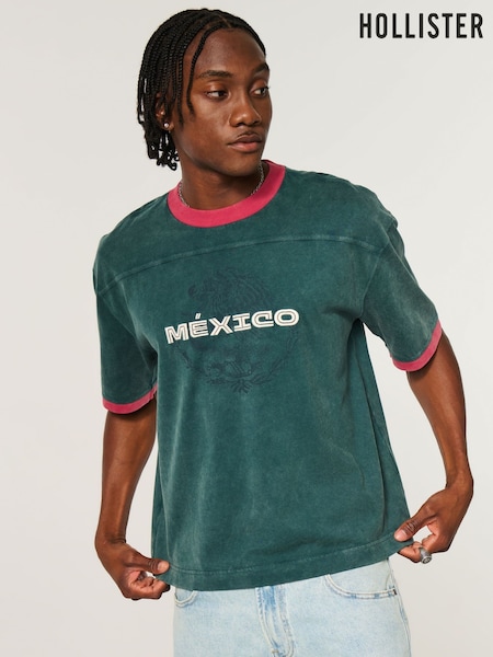 Green - Regular Hollister T-shirt