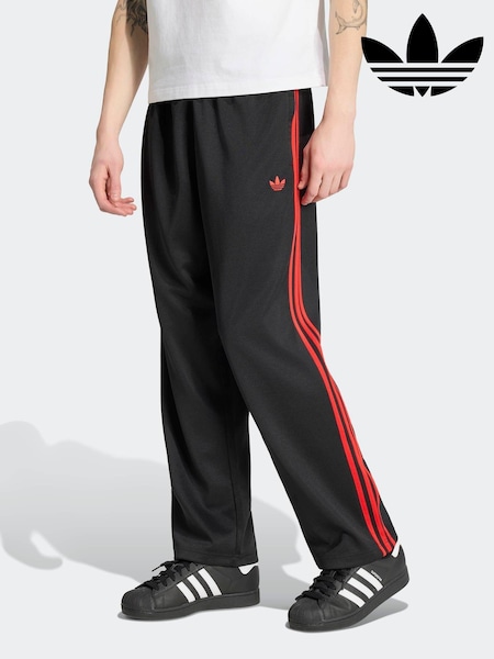 Black - Regular Adidas Originals Adicolor Loose Joggers