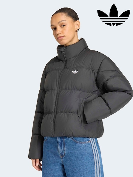 Black - Adidas Originals Short Padded Jacket