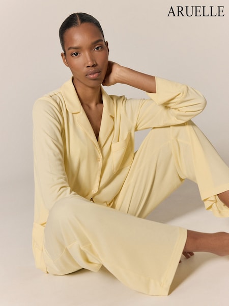 Yellow - Aruelle Cassia Long Pyjamas
