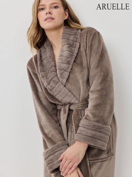 Maro - Aruelle Demi Taupe Bathrobe