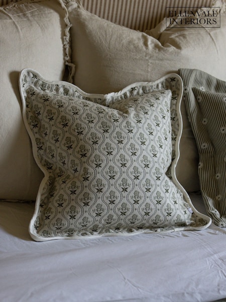 Ellenvale Interiors Chloe Scallop Floral Cushion Cover