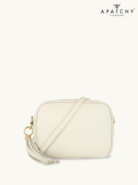 Apatchy Natural The Tassel Leather Cross-Body Bag (W04063) | AED454