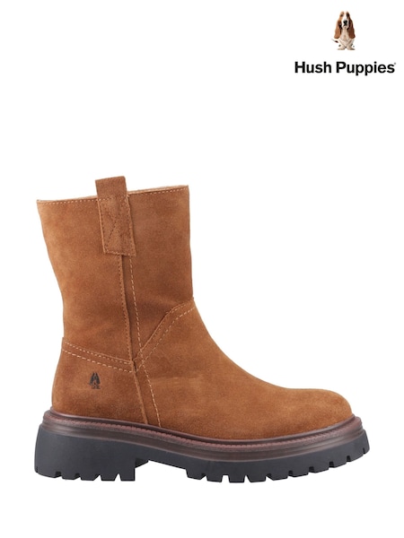 Hush Puppies Brown Boots (W04572) | €140