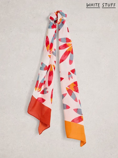 White Stuff Red Sally Skinny Printed Scarf (W04688) | €32
