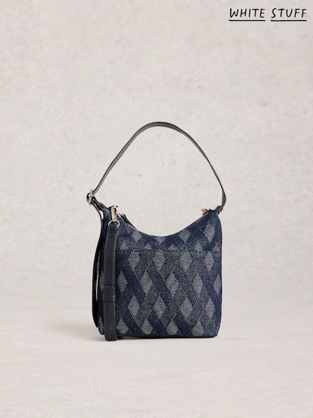 White Stuff Blue Mini Sophia Cross-Body Bag (W04696) | 341 QAR