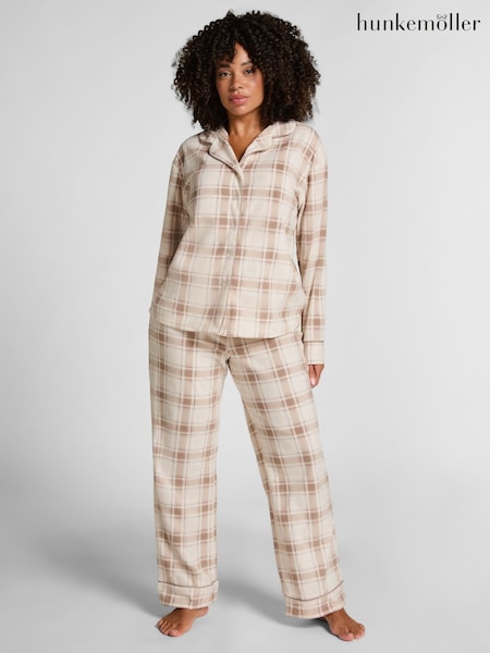 Gris - Hunkemoller Polar Fleece Pyjamas Set (W05172) | 65 €