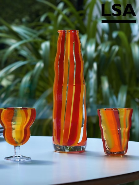 LSA International Orange Folk Carafe Glass 1L (W06103) | €99