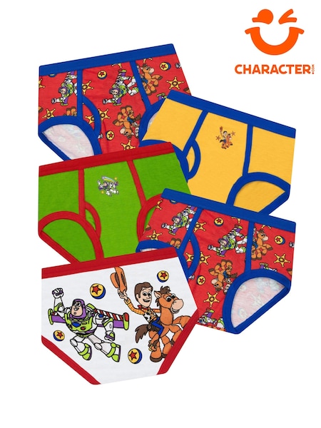 Character Red Toy Story Boys Briefs Pack Of 5 (W06348) | €26