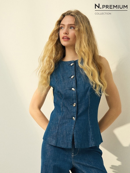 Dark Blue - N. Premium Tailored Waistcoat