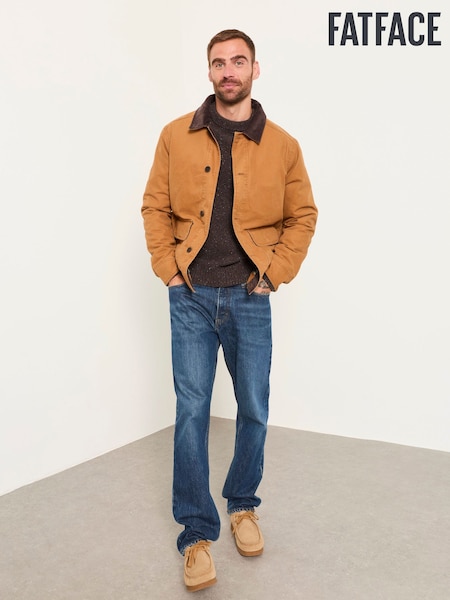 Peščena - Regular Fatface Canvas Barn Jacket