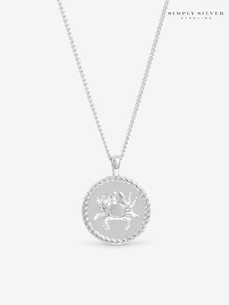 Simply Silver Zodiac Pendant - Cancer (W07182) | ‏208 ر.ق.
