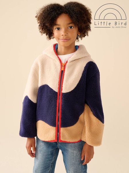 Colour Block Wave - Little Bird By Jools Oliver Borg Fleece