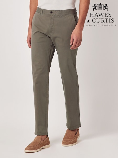 Hawes & Curtis Green Garment Dyed Chinos (W07675) | kr1 450