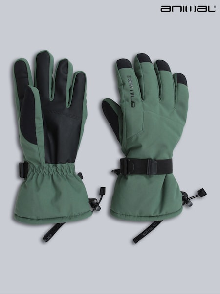 Animal Green Mens Edge Waterproof Snow Gloves (W07792) | €53