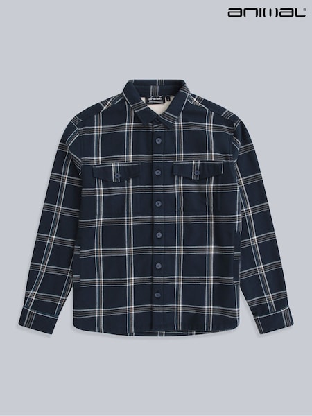 Animal Blue Seth  Fleece Bonded Shacket (W07798) | €79