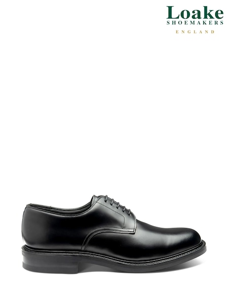 Loake Leather Derby Toe Black Shoes (W08486) | 267 €