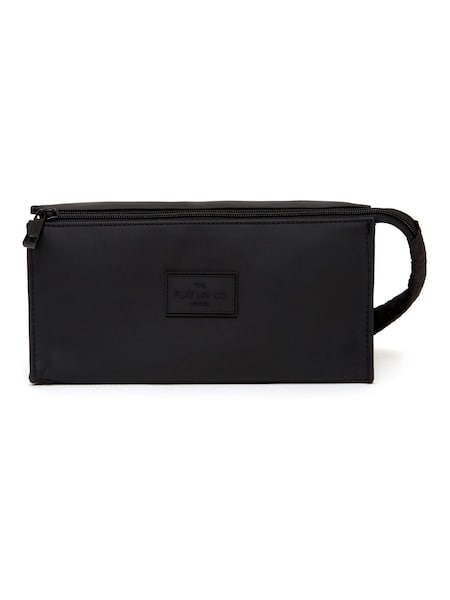 The Flat Lay Co. Mens Box Wash Bag in Black (W08488) | €26