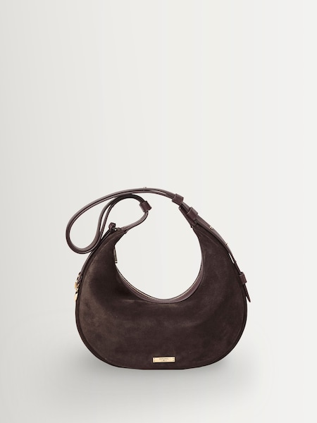Aspinal of London Tan Brown Crescent Small Bag (W08532) | €597.50