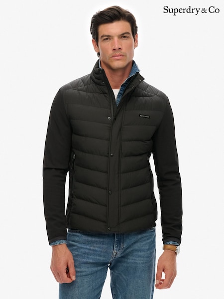 Superdry Black Storm Popper Softshell Jacket (W08576) | €130