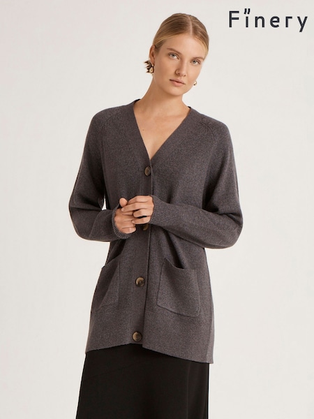 Finery Grey Mila Cardigan (W08738) | SGD 95