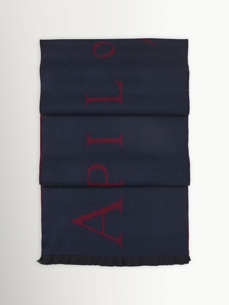 Aspinal of London Blue Merino Scarf (W08988) | €252