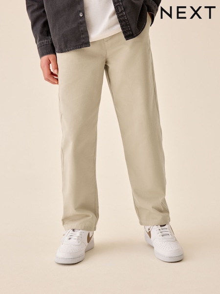 Stone - Wide Chino Trousers (3-16yrs)