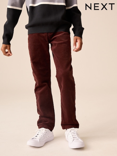 Plum Purple - Cord Trousers (3-16yrs)
