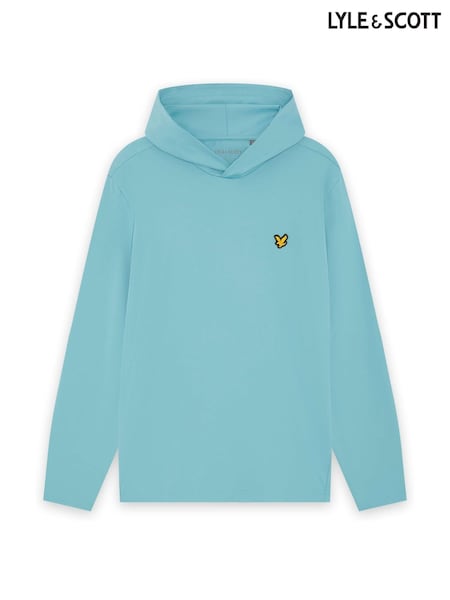 Lyle & Scott Blue Golf Core Midlayer Hoodie (W10651) | AED408