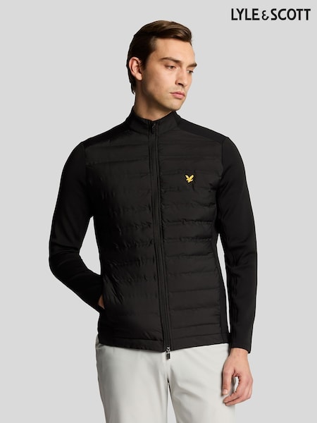 Lyle & Scott Hybrid Quilted Full Zip Golf Jacket (W10657) | ‏937 ر.س.‏