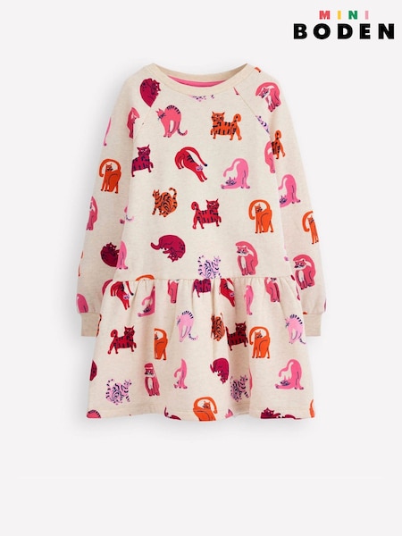 Boden Red Cosy Sweatshirt Dress (W11129) | €45 - €54