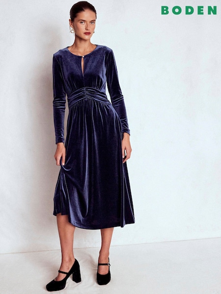 Boden Tilda Velvet Midi Dress (W11224) | 176 €