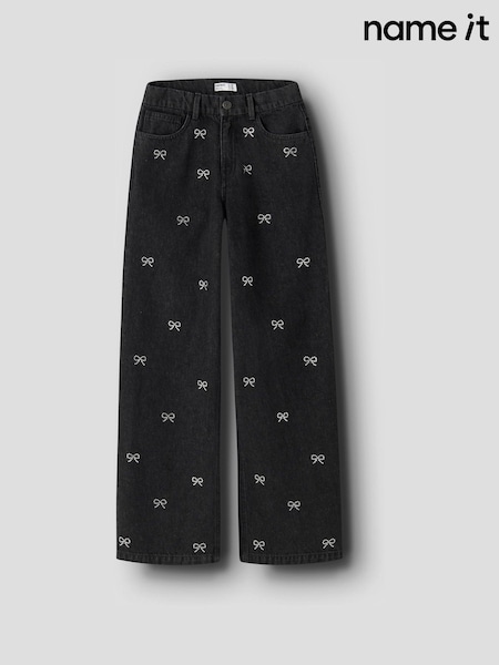 Name It Black Bow Embellished Jeans (W11493) | €50