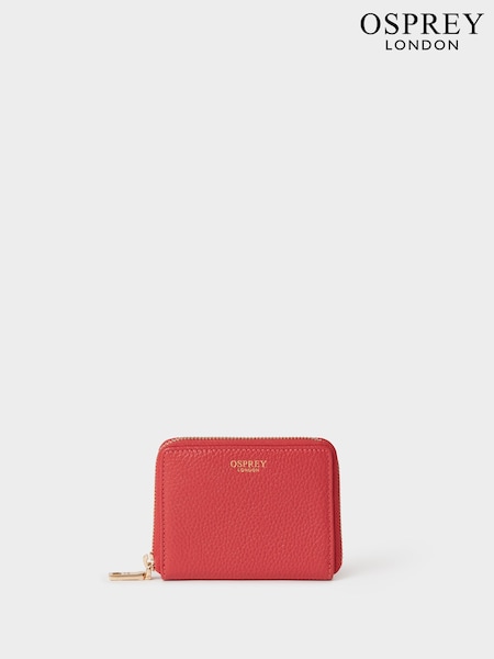 Osprey London The Core Small Leather Zip Around Brown Purse (W11705) | €62