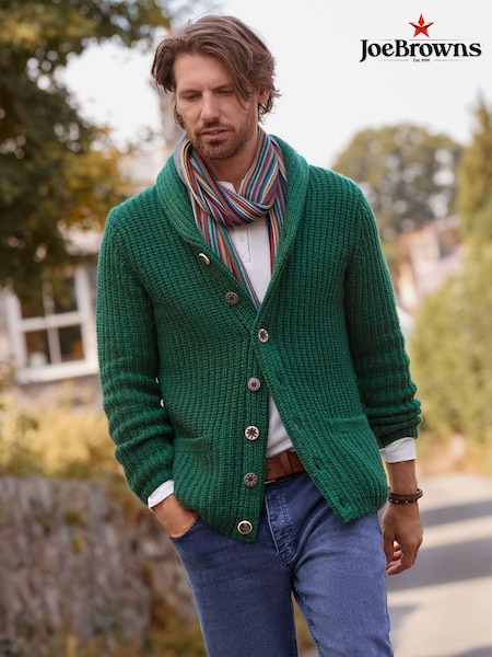 Joe Browns Green Reel Shawl Cardigan (W11925) | €71