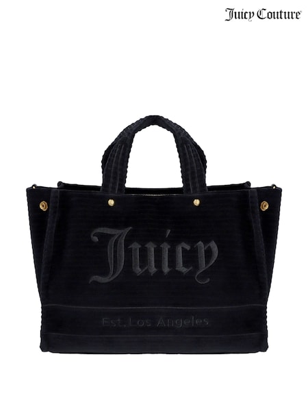 Juicy Couture Black Medium Shopping Bag (W11978) | $262