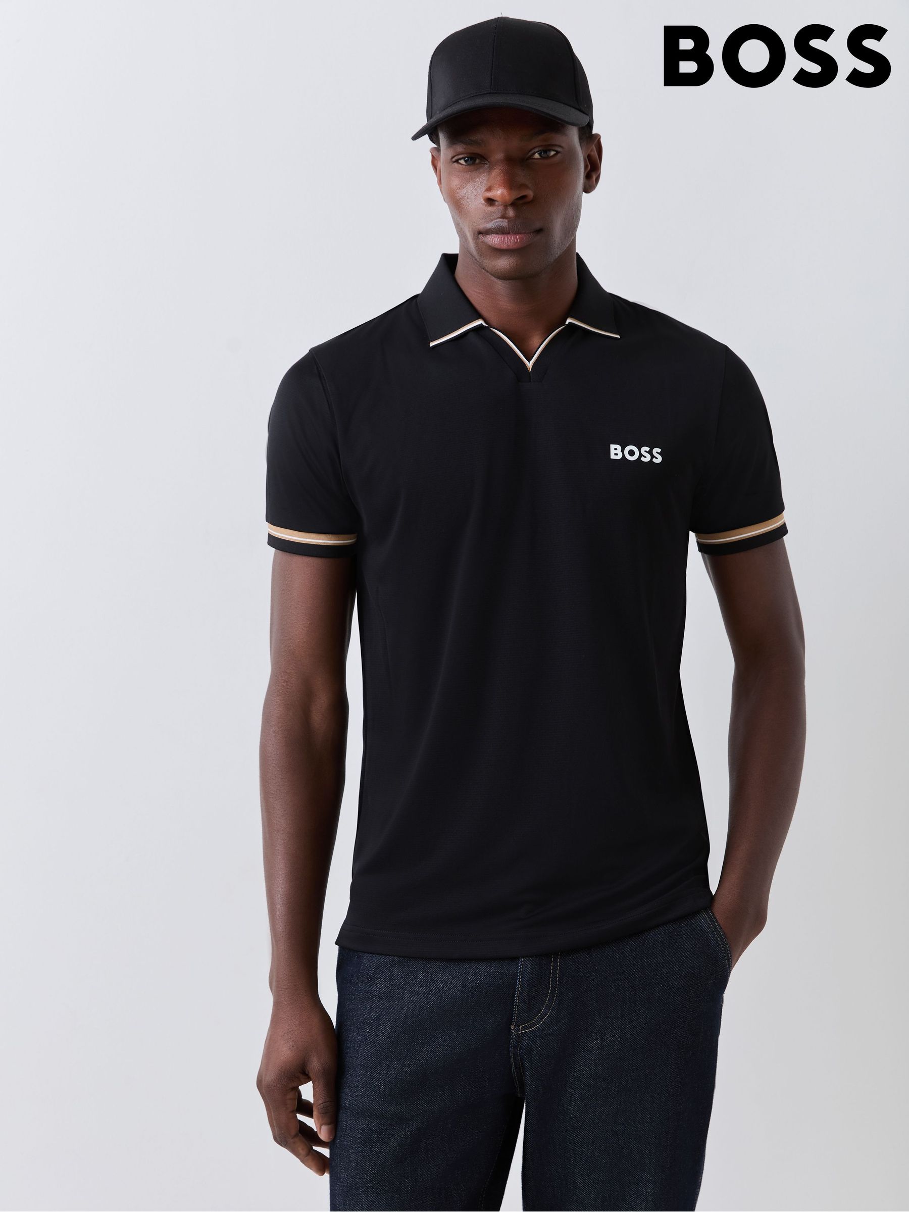 Men's Polo Shirts Black Tops Brandedfashion | Next Oman
