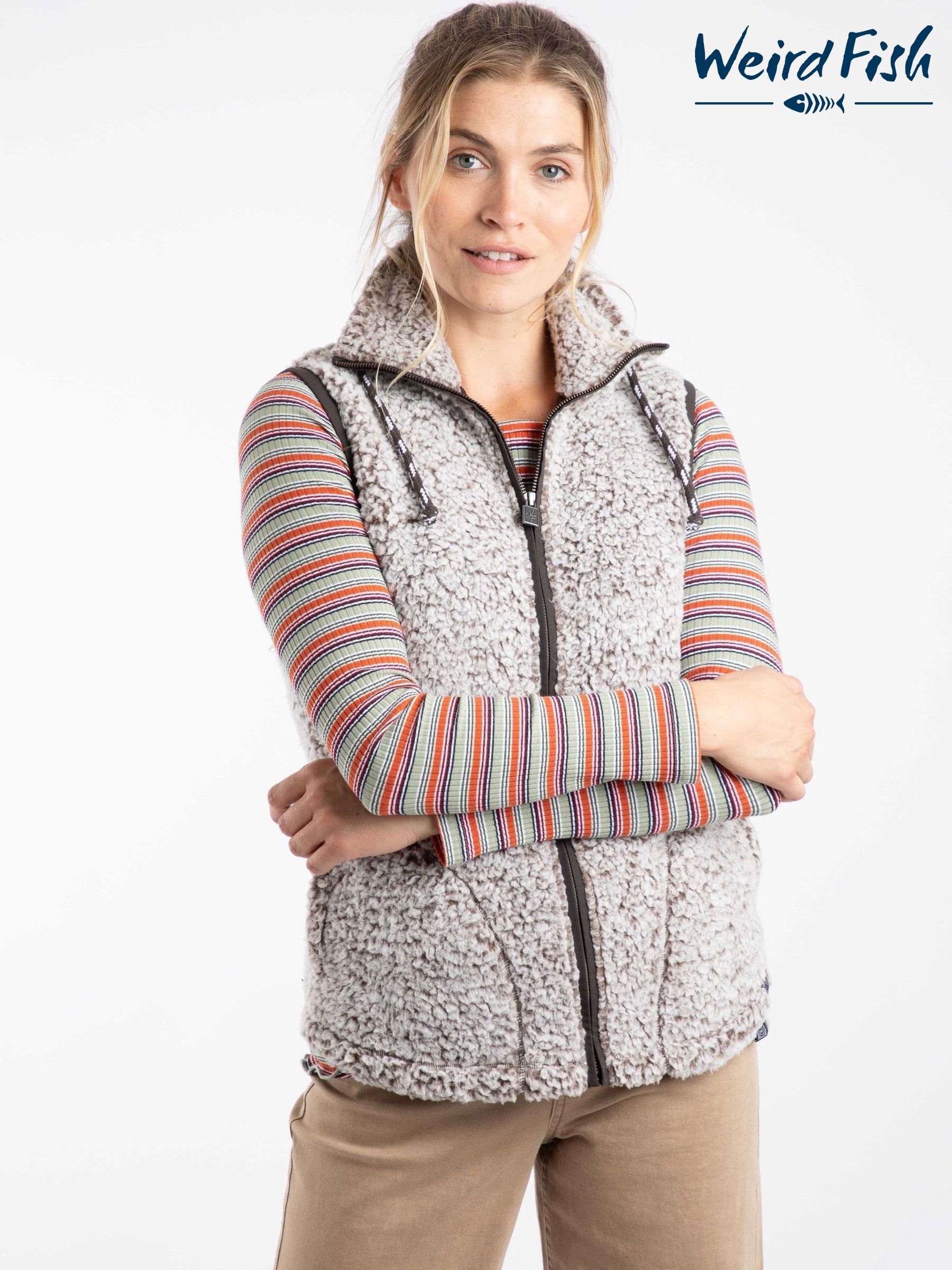 eLLa ⚫︎big collar gilet (mix)⚫︎ XL | Ella's Arrow