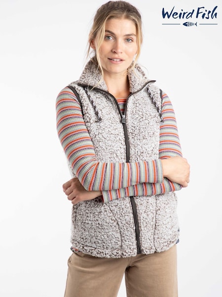 Weird Fish Raia Cosy Fleece Gilet (W12589) | ‏286 ر.ق.