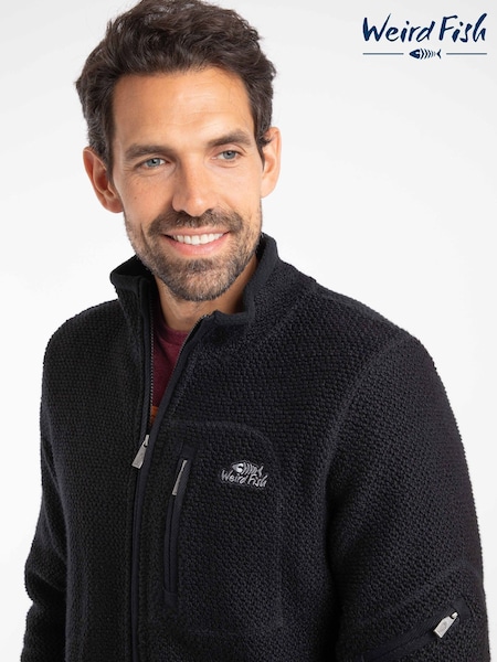 Weird Fish Berhan Full Zip Lined Macaroni Fleece (W12595) | R$ 1.185