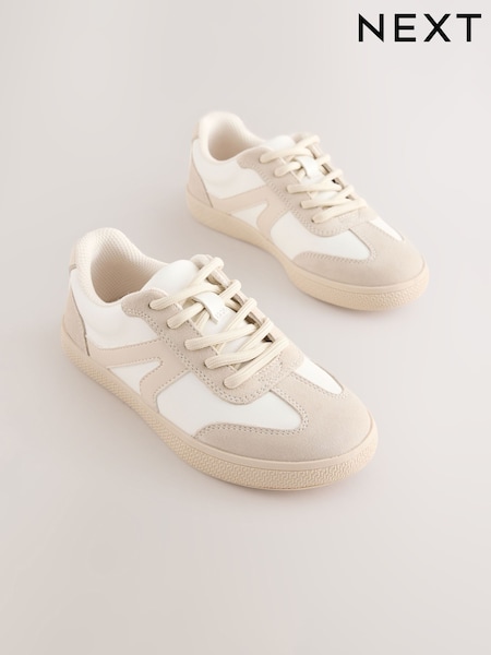 Neutral Suede Mix - נעלי ספורט בסגנון רטרו