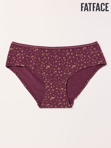 Rouge bordeaux - Fatface Shooting Star Short Knickers