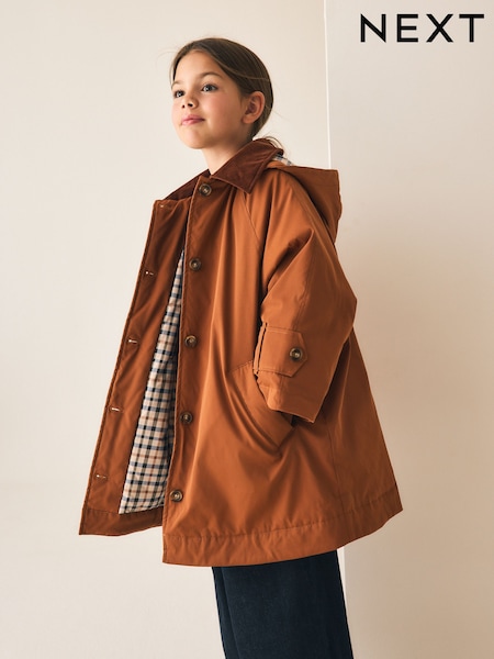 Orange rouille - Veste Mac imperméable (5-13ans)